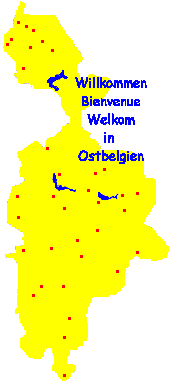 Karte Ostbelgiens